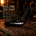 Pocket-sized Foldable Beard Comb