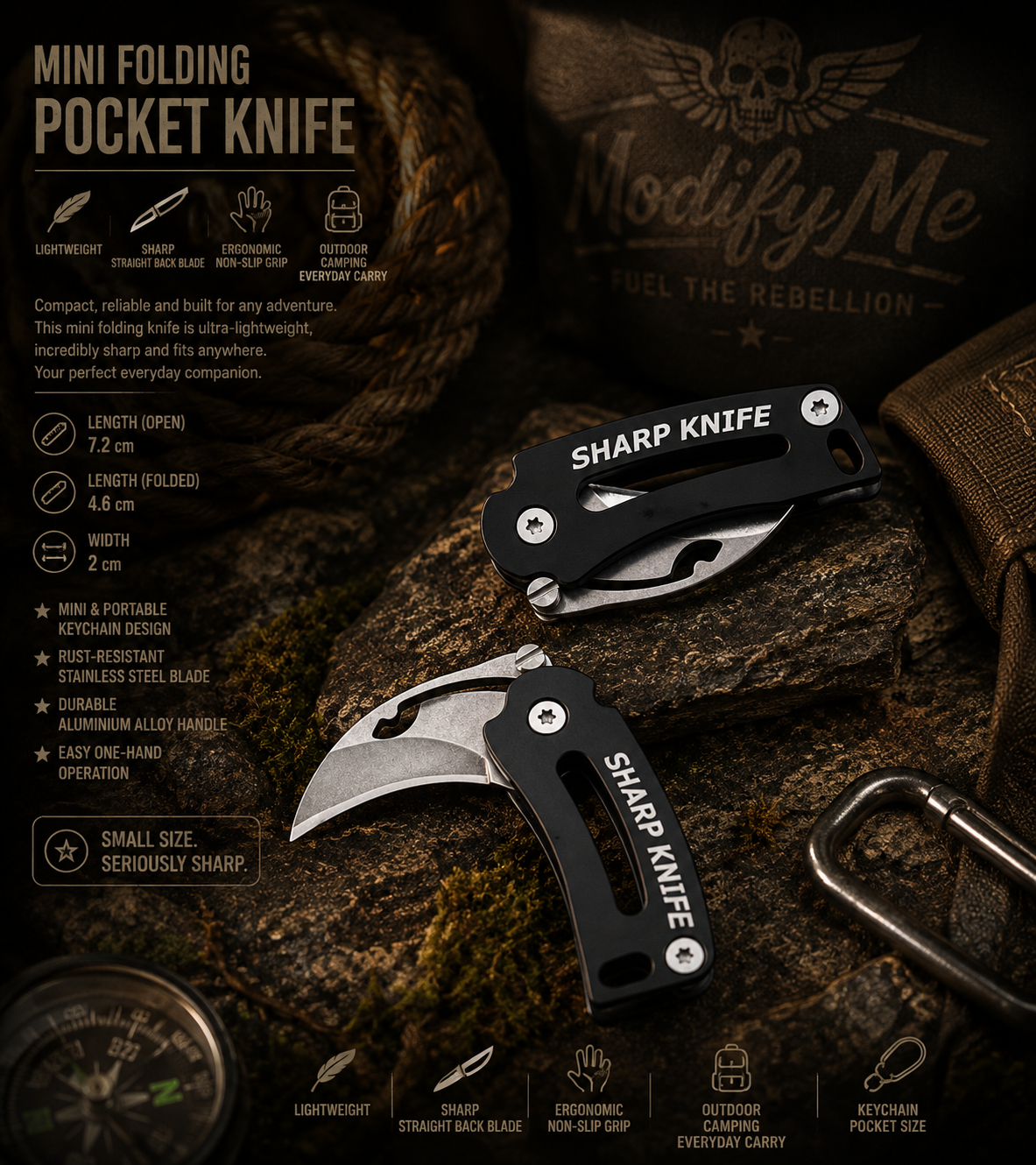 Mini Folding Pocket Knife