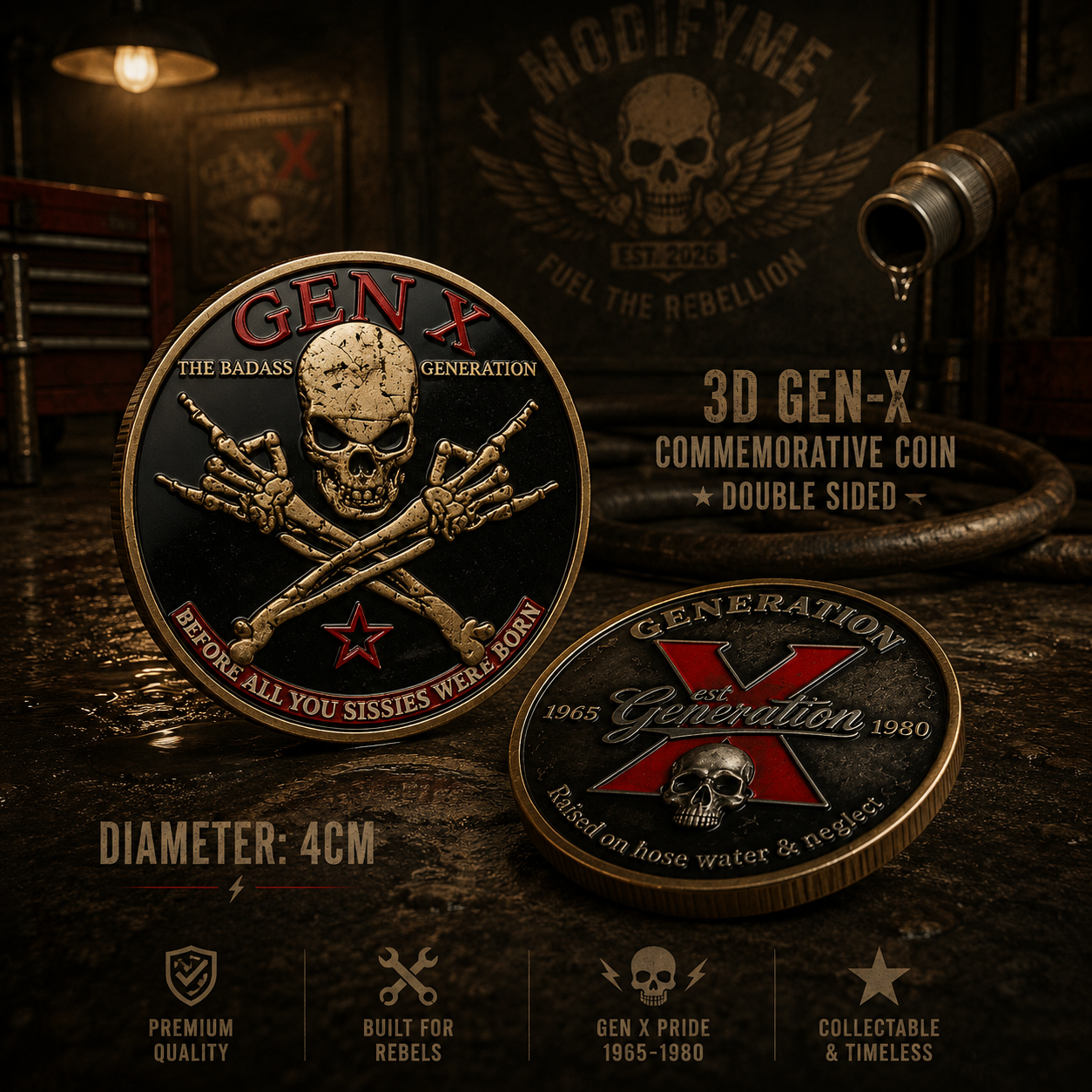 3D Gen-X Commemorative Coin
