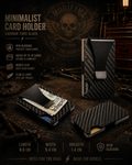 Minimalist Carbon Fibre Card Holder