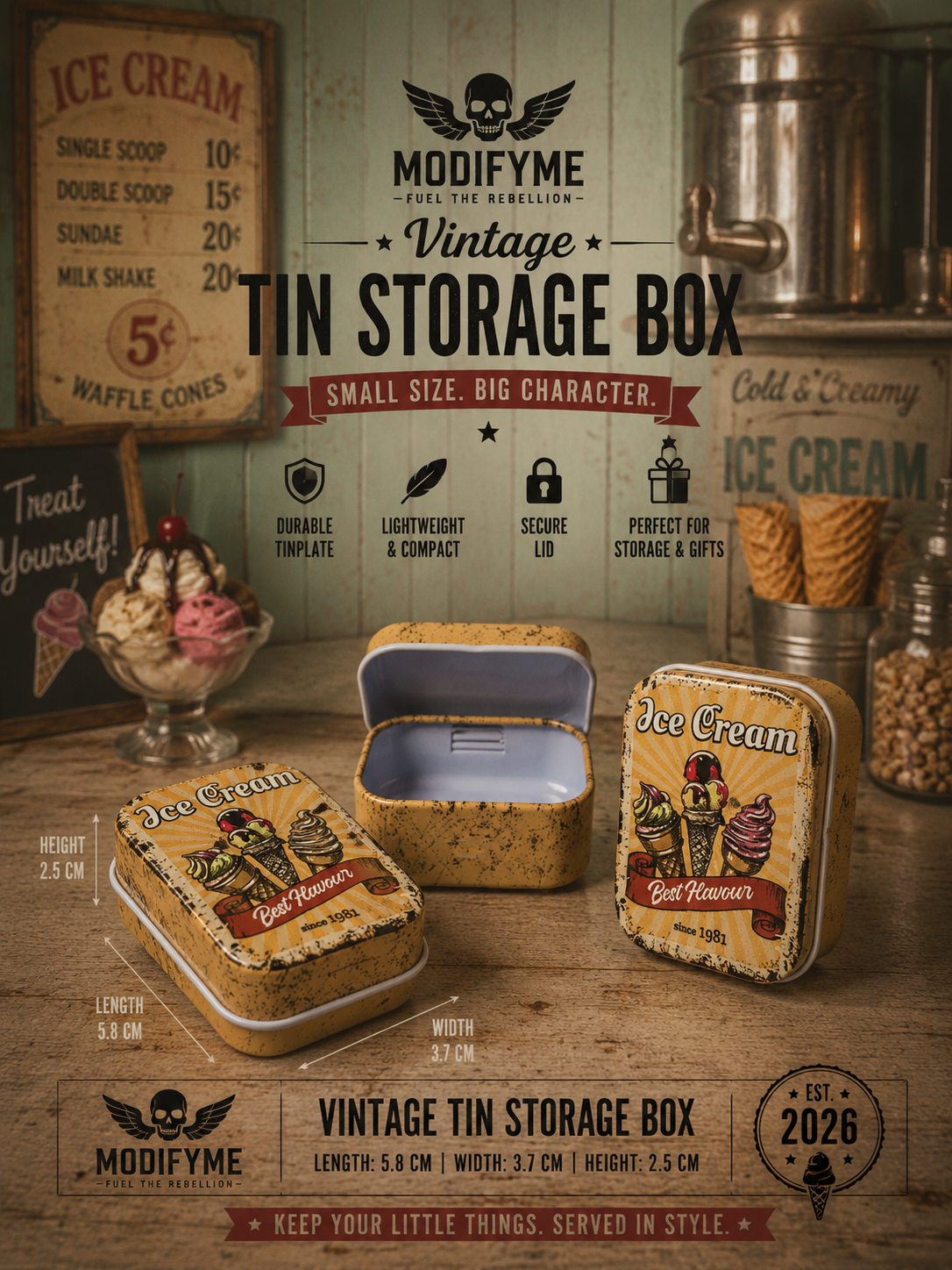 Tin Storage Box