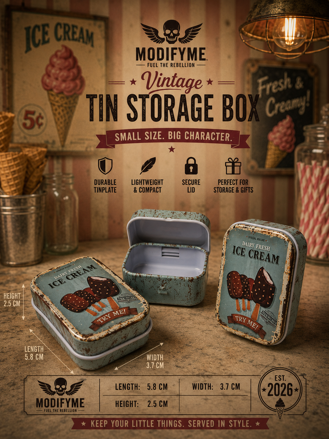 Tin Storage Box