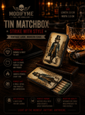 Tin Matchbox - Steampunk
