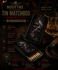 Tin Matchbox - Harlequin Mask
