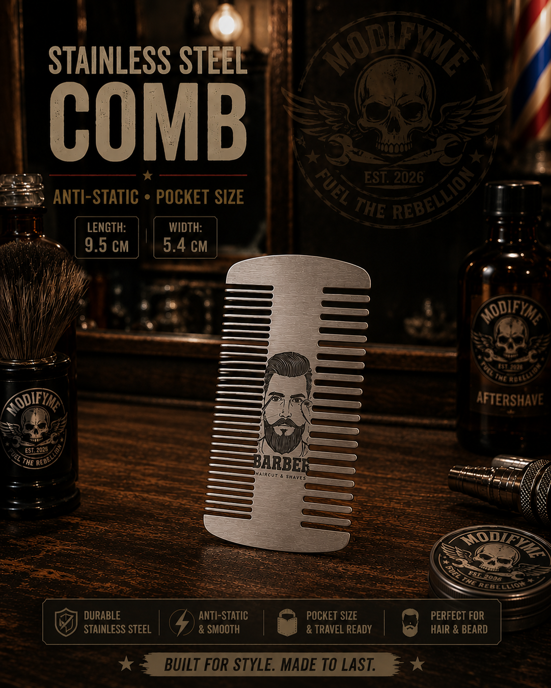 Double Side Beard & Hair Comb