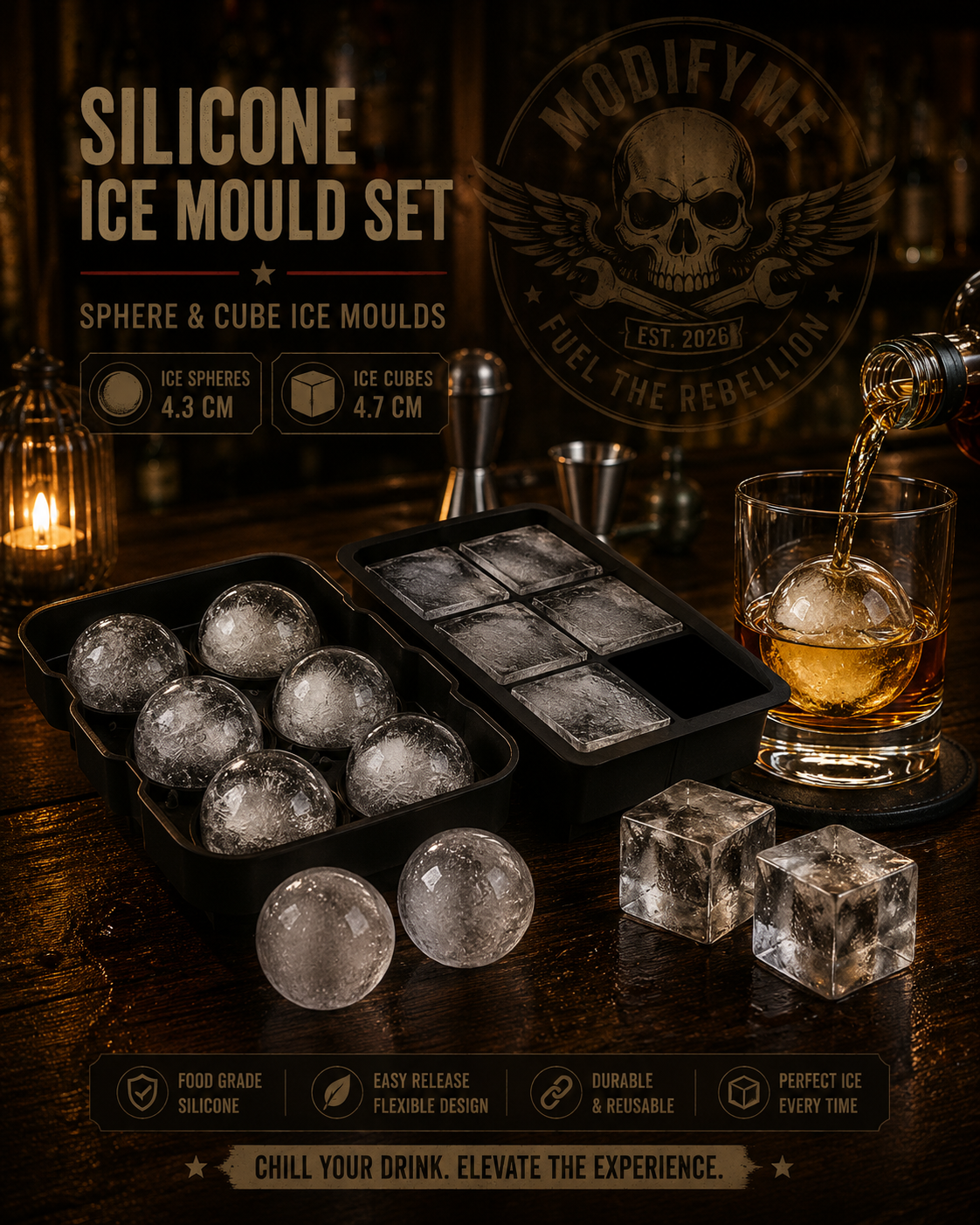 Silicone Ice Mould Set