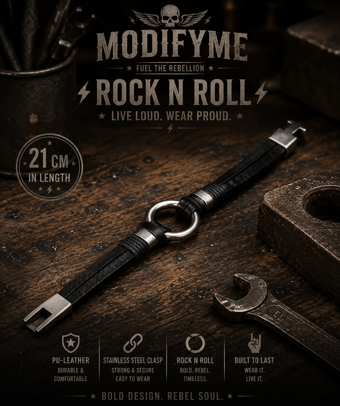 PU leather Bracelet